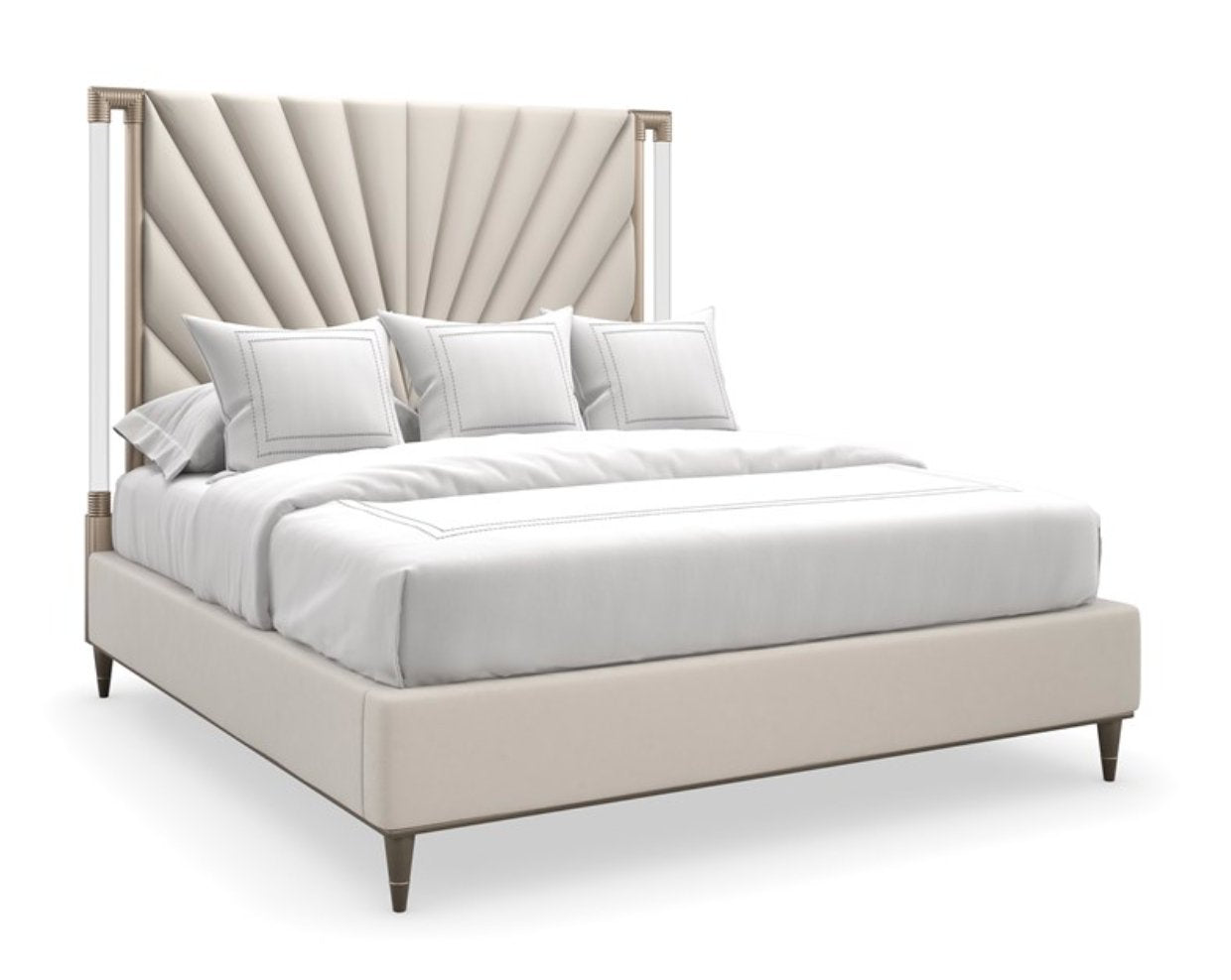 Valentina Upholstered Queen Bed - HER Home Design Boutique